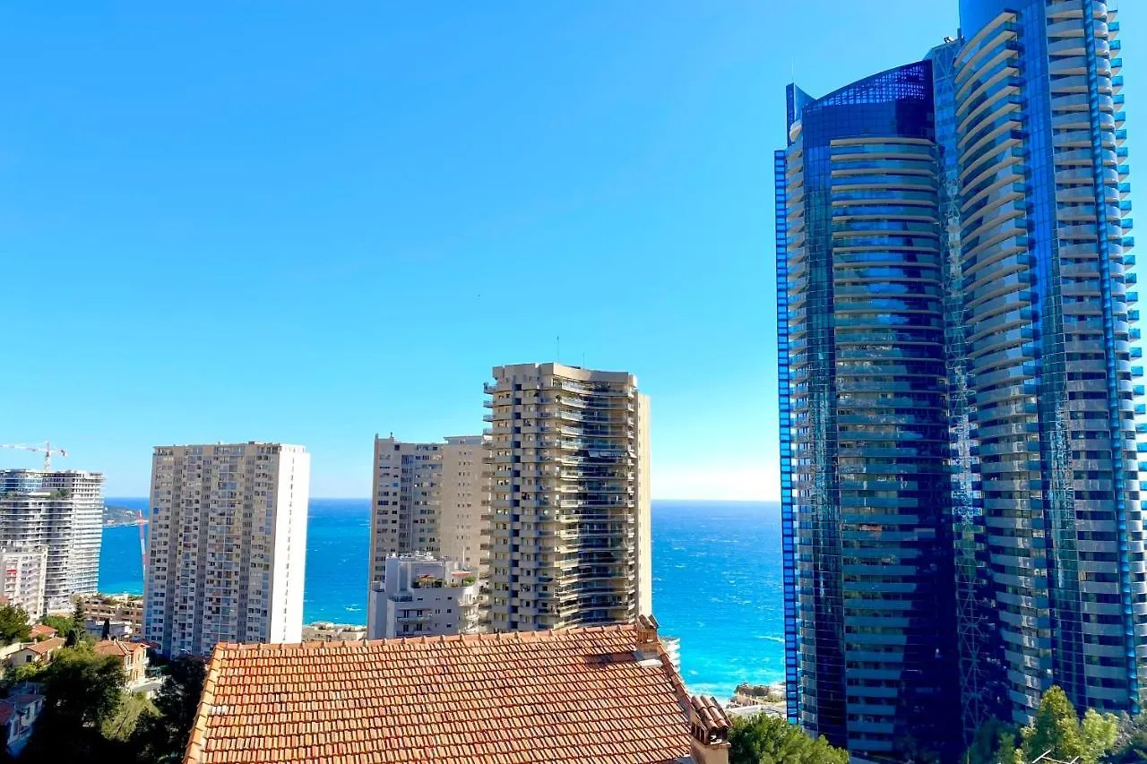 Luxurious Flat At 5 Min By Walk To Monaco, Free Parking And Sea View Apartment Beausoleil 0*,