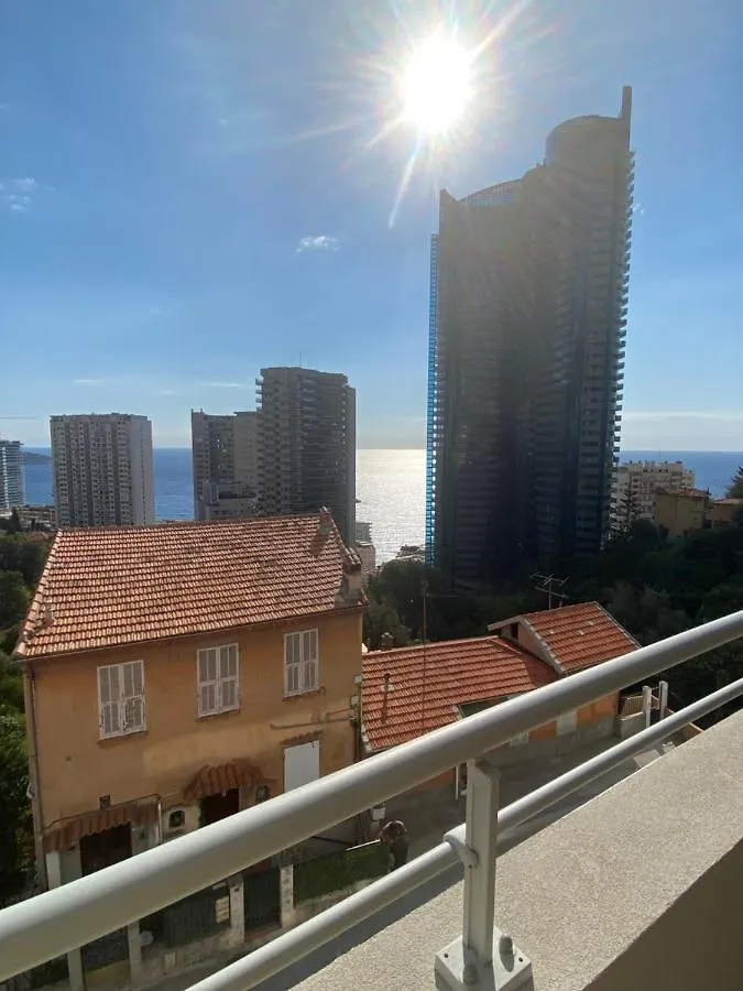 Luxurious Flat At 5 Min By Walk To Monaco, Free Parking And Sea View Apartment Beausoleil 0*,