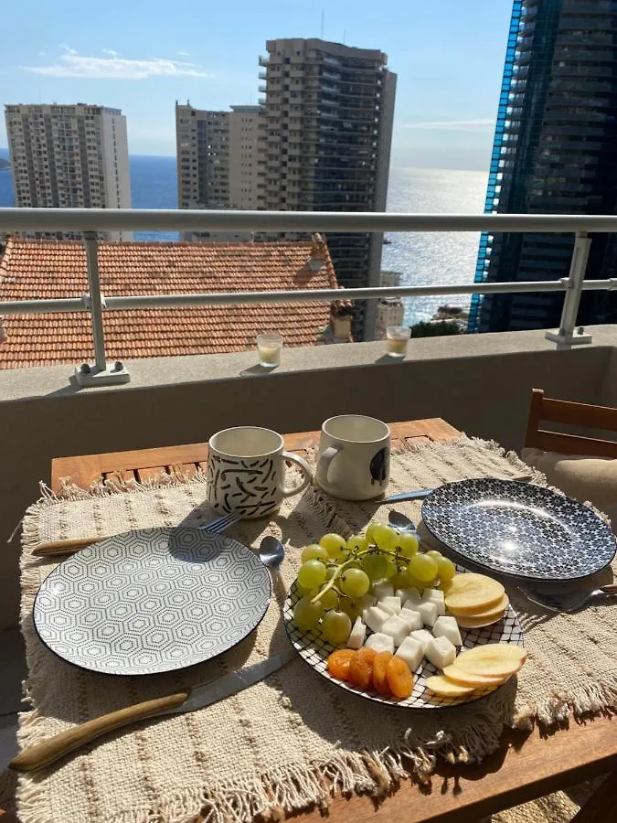Luxurious Flat At 5 Min By Walk To Monaco, Free Parking And Sea View Apartment Beausoleil